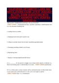CALIFORNIA OPTOMETRY LAWS AND&NewLine;REGULATIONS EXAM LATEST 2026&sol;2027&NewLine;ACTUAL EXAM QUESTIONS WITH&NewLine;CORRECT ANSWERS 100&percnt; VERIFIED&NewLine;GRADED A&plus;