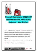 HAZMAT OPERATIONS EXAM COMPLETE PACKAGE DEAL