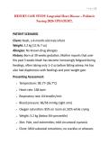 HESI RN CASE STUDY Congenital Heart Disease &ndash; Pediatric Nursing 2026 UPDATED&excl;&excl;&excl;&period;&period;pdf