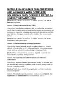 MODULE G4&sol;G10 &lpar;NUR 106&rpar; QUESTIONS AND ANSWERS WITH COMPLETE SOLUTIONS 100&percnt; CORRECT RATED A&plus; &vert;&vert; NEWLY UPDATED 2026