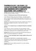 PHARMACOLOGY 106 EXAM 1 CH 1&comma;2&comma;3&comma;6&comma;7&comma;8&comma;9&comma;10 AND CH 45 QUESTIONS AND ANSWERS WITH COMPLETE SOLUTIONS 100&percnt; CORRECT &excl;&excl;&excl;