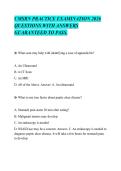 CMSRN PRACTICE EXAMINATION 2026&NewLine;QUESTIONS WITH ANSWERS&NewLine;GUARANTEED TO PASS&period;