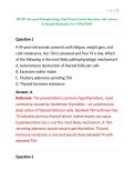 NR 507 Advanced Pathophysiology Final Exam Practice Questions with Answers & Detailed Rationales New UPDATED&excl;&excl;
