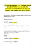 NUR631 Midterm Exam Prep Test Bank 2 Latest 2026-2027&sol; NUR 631 Advanced Health Assessment Newest Midterm Exam Prep Test Bank with 200 Questions and Correct Answers