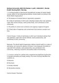 National University NUR 350 Module 1 &lpar;pdf&rpar; &vert; 2026&sol;2027 &vert; Mental Health Nursing Q&A &vert; Nursing
