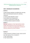 NR 507 Advanced Pathophysiology Midterm Exam &ndash; Weeks 1&ndash;8 & Final Exam &vert;QUESTIONS & ANSWERS&vert; already graded A&plus; &lpar;COMPLETE BUNDLE&rpar; UPDATED&excl;&excl;&excl;