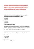 NIOSH 582 COMPREHENSIVE EXAM PREPARATION GUIDE&NewLine;SAMPLING AND EVALUATING AIRBORNE ASBESTOS DUST&NewLine;200 Questions with Verified Answers and Rationales&NewLine;