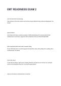 EMT Readiness Exam Questions & Answers &vert; Emergency Medical Technician Certification Study Guide 2026&sol;2027