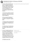 Fundamentals Exam 1 ATI Questions & Answers &vert; Nursing Fundamentals Study Guide 2026&sol;2027