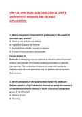 HIM 410 FINAL EXAM QUESTIONS COMPLETE WITH 100&percnt; VERIFIED ANSWERS AND DETAILED EXPLANATIONS