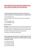 CPMA 2026&sol;2027 EXAM QUESTIONS COMPLETE WITH 100&percnt; VERIFIED ANSWERS AND EXPLANATIONS