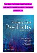 Primary Care Psychiatry 2nd Edition by McCarron & Xiong &ndash; Test Bank &vert; Psychiatry Study Guide