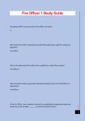Fire Officer 1 Study Guide &vert; Fire Officer I Certification Exam Review & Prep