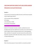 CMCA EXAM QUESTIONS COMPLETE WITH 100&percnt; VERIFIED ANSWERS&NewLine;200 Questions Covering All Tested Domains &NewLine;