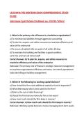 LSUS MHA 706 MIDTERM EXAM COMPREHENSIVE STUDY GUIDE&NewLine;200 EXAM QUESTIONS COVERING ALL TESTED TOPICS&NewLine;