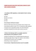 OWNER BUILDER EXAM PREP QUESTIONS COMPLETE WITH 100&percnt; VERIFIED ANSWERS