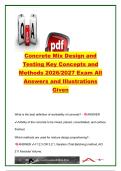 Concrete Mix Design & Testing 2026&sol;2027 &ndash; 24 Questions & Answers &vert; ACI 211&comma; ACI 318&comma; ACI 301&comma; w&sol;cm & Compressive Strength