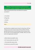 NR602 Final Exam Questions & Correct Answers &vert; NR 602 Study Guide & Exam Review 2026&sol;2027