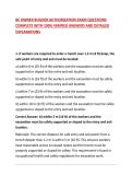 BC OWNER BUILDER AUTHORIZATION EXAM QUESTIONS COMPLETE WITH 100&percnt; VERIFIED ANSWERS AND DETAILED EXPLANATIONS
