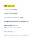 QME Exam Bank Questions & Answers &vert; Qualified Medical Evaluator Study Guide & Exam Prep 2026&sol;2027