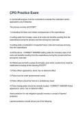 CPO Exam Questions & Answers &vert; CPO Certification Study Guide & Exam Prep 2026&sol;2027
