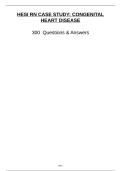 HESI RN Congenital Heart Disease &vert; 300 Practice Questions & Verified Answers &vert; High-Scoring Nursing Exam&NewLine;&NewLine;