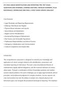NY CHILD ABUSE IDENTIFICATION AND REPORTING PRE-TEST EXAM &NewLine;QUESTIONS AND ANSWERS &vert; VERIFIED AND WELL DETAILED ANSWERS &vert; PLUS&NewLine;RATIONALES &vert; DOWNLOAD AND PASS &vert; LATEST EXAM UPDATE 2026&sol;2027