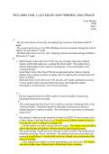 WGU D090 TASK 1 &vert; ACCURATE AND VERIFIED &vert; 2026 UPDATE