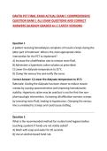 DAVITA PCT FINAL EXAM EXAM &vert; COMPREHENSIVE QUESTION BANK &vert; ALL EXAM QUESTIONS AND CORRECT ANSWERS &lpar;ALREADY GRADED A&plus;&rpar; &vert; LATEST VERSIONS &vert; COMPLETE WITH 100&percnt; CORRECT ANSWERS