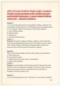 APEA 3P Exam Predictor Study Guide &vert; Complete Practice Exam Questions with Verified Answers and Detailed Rationales &vert; Latest Updated Edition 2026&sol;2027 &ndash; Already Graded A&plus;