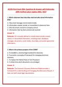 ACEDS Final Exam 200&plus; Questions & Answers with Rationales 100&percnt; Verified Latest Update 2026 &sol; 2027