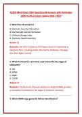 ACEDS Mock Exam 200&plus; Questions & Answers with Rationales 100&percnt; Verified Latest Update 2026 &sol; 2027 