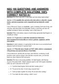 NSG 106 QUESTIONS AND ANSWERS WITH COMPLETE SOLUTIONS 100&percnt; CORRECT RATED A&plus;