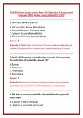 ACEDS Ultimate Course Breaker Exam 200&plus; Questions & Answers with Rationales 100&percnt; Verified Latest Update 2026 &sol; 2027