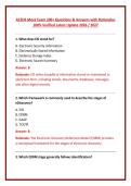 ACEDS Mock Exam 200&plus; Questions & Answers with Rationales 100&percnt; Verified Latest Update 2026 &sol; 2027 