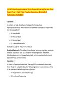 NU 671 Psychopathological Disorders and Psychotherapy Final &NewLine;Exam Prep &vert; High-Yield Practice Questions & Detailed &NewLine;Rationales 2026&sol;2027