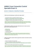 AWWA Cross Connection Control Specialist Exam