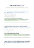 BSN HESI 266 Med Surg latest 2026-2027 exam