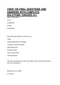 CNUR 106 FINAL QUESTIONS AND ANSWERS WITH COMPLETE SOLUTIONS &lpar;GRADED A&plus;&rpar;