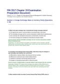 FIN 3317 Chapter 19 Examination Preparation Document&period;