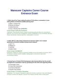 Maneuver Captains Career Course Entrance Exam&period;
