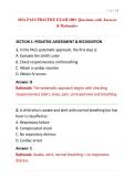 AHA PALS PRACTICE EXAM 100&plus; Questions with Answers & Rationales