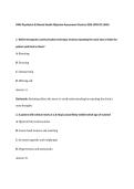 WGU D449 Psychiatric & Mental Health Nursing Assessment Guide 2026
