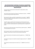 AMT RPT&lpar;REGISTERED PHLEBOTOMY TECHNICIAN&rpar; EXAM&vert;VERIFIED QUESTIONS AND DETAILED ANSWERS&vert;RATED AND GRADED A&plus; NEW UPDATE&vert;2026&sol;2027