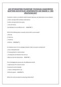 AMT RPT&lpar;REGISTERED PHLEBOTOMY TECHNICIAN&rpar; EXAM&vert;VERIFIED QUESTIONS AND DETAILED ANSWERS&vert;RATED AND GRADED A&plus; NEW UPDATE&vert;2026&sol;2027