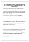 AMT RPT&lpar;REGISTERED PHLEBOTOMY TECHNICIAN&rpar; EXAM&vert;VERIFIED QUESTIONS AND DETAILED ANSWERS&vert;RATED AND GRADED A&plus; NEW UPDATE&vert;2026&sol;2027