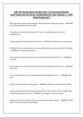 AMT RPT&lpar;REGISTERED PHLEBOTOMY TECHNICIAN&rpar; EXAM&vert;VERIFIED QUESTIONS AND DETAILED ANSWERS&vert;RATED AND GRADED A&plus; NEW UPDATE&vert;2026&sol;2027