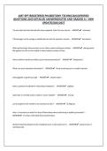 AMT RPT&lpar;REGISTERED PHLEBOTOMY TECHNICIAN&rpar;&vert;VERIFIED QUESTIONS AND DETAILED ANSWERS&vert;RATED AND GRADED A&plus; NEW UPDATE&vert;2026&sol;2027