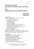 Solution Manual for Financial Markets And Institutions 8th Edition Anthony Saunders&NewLine;