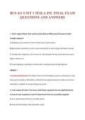 BUS 411 EXAM Bundle &vert; 2027 Update with complete solutions&period;